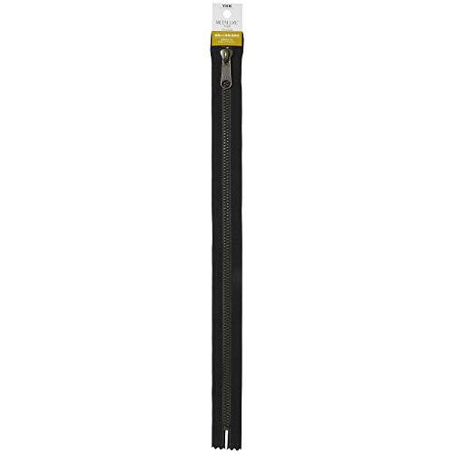 YKK METALUCK STAFF Zipper Antique Gold 40cm Stop #580 Black 5VMTAG-40BL