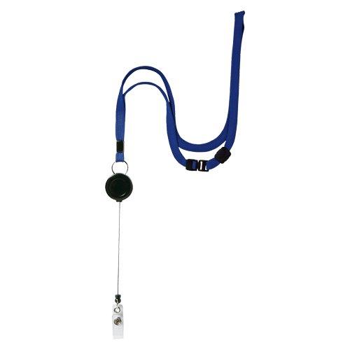 Open Kogyo Name Tag Reel Strap Blue NB-79-1P-BU
