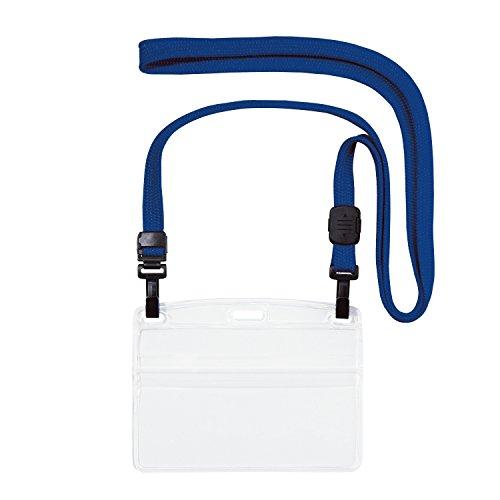 Open Industry Non-Reversible Hanging Name Tag (Business Card Size) Blue NL-1P-BU