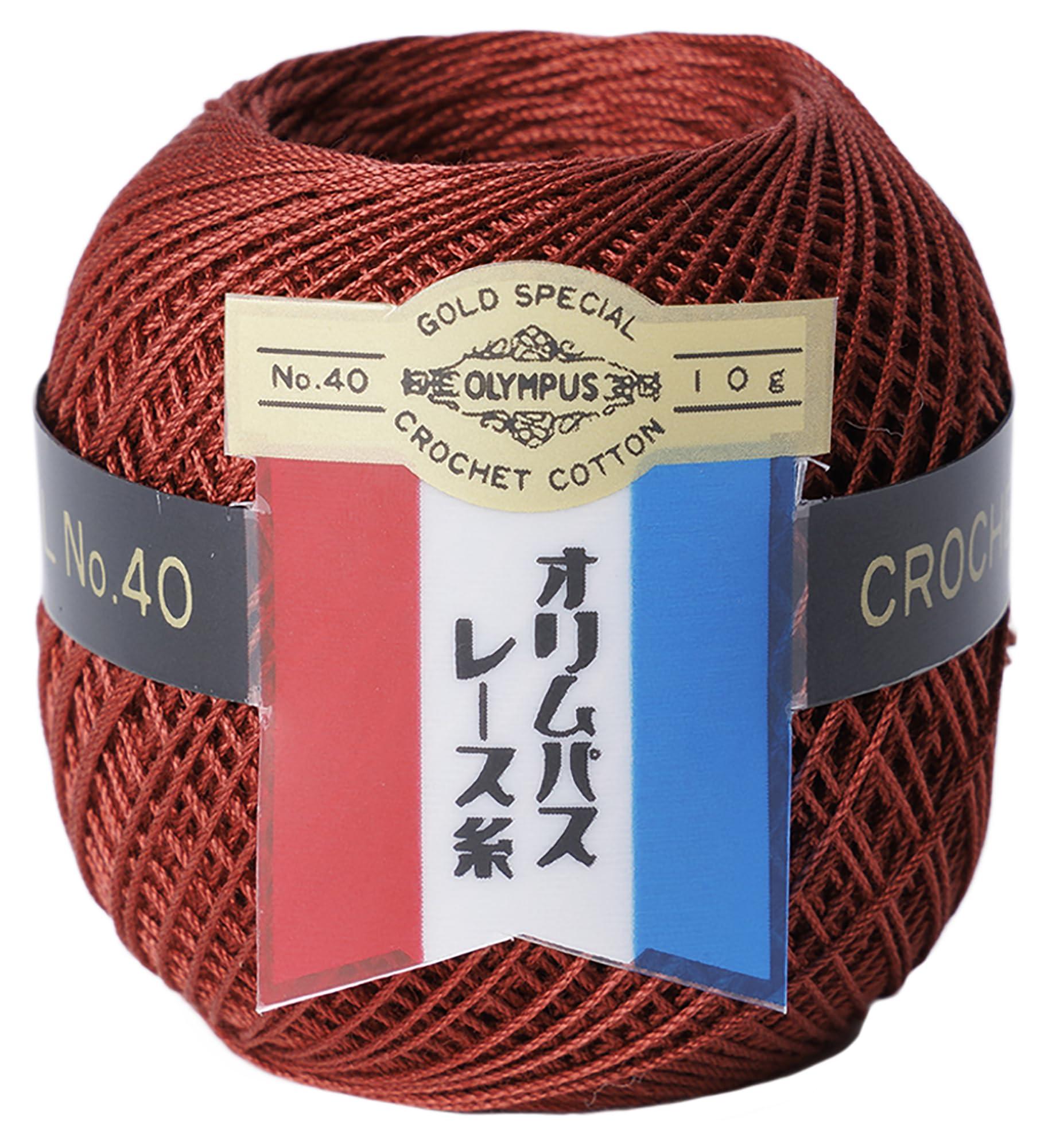 Olympus Lace Thread Gold Label No. 40 Lace Thread 10g COL. 769 Russet Brown Series 10g Approx. 89m