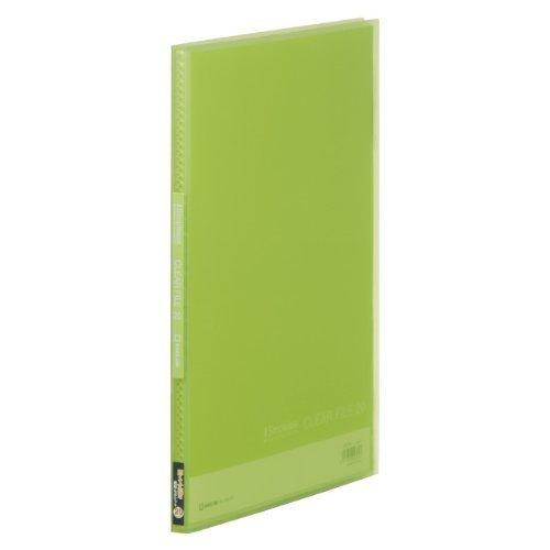 King Jim Clear File Simples Transparent 20P Yellow-Green A4 186TSP Kimi