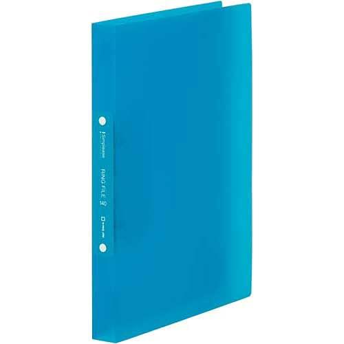 King Jim Ring File Simplicity (Transparent) Blue A4 641TSP Blue