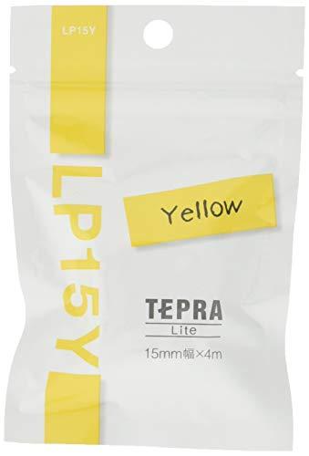King Jim Lite Tape for Tepla LP15Y Yellow