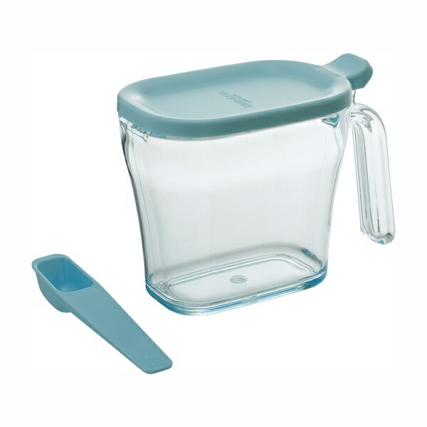 Squirrel Seasoning Container (Sugar & Salt) Sky Blue 440ml Liberista Cookpot Slim