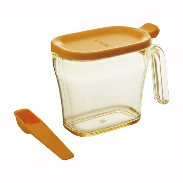 Squirrel Seasoning Container (Sugar & Salt) Yellow 440ml Liberista Cookpot Slim