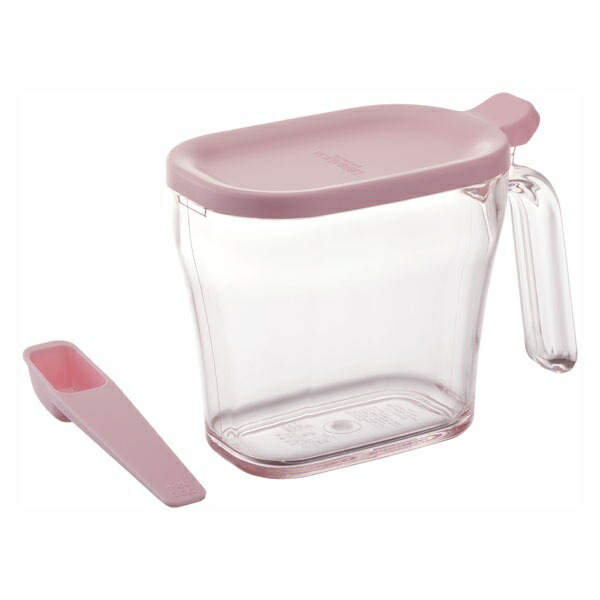 Squirrel Seasoning Container (Sugar & Salt) Pink 440ml Liberista Cookpot Slim