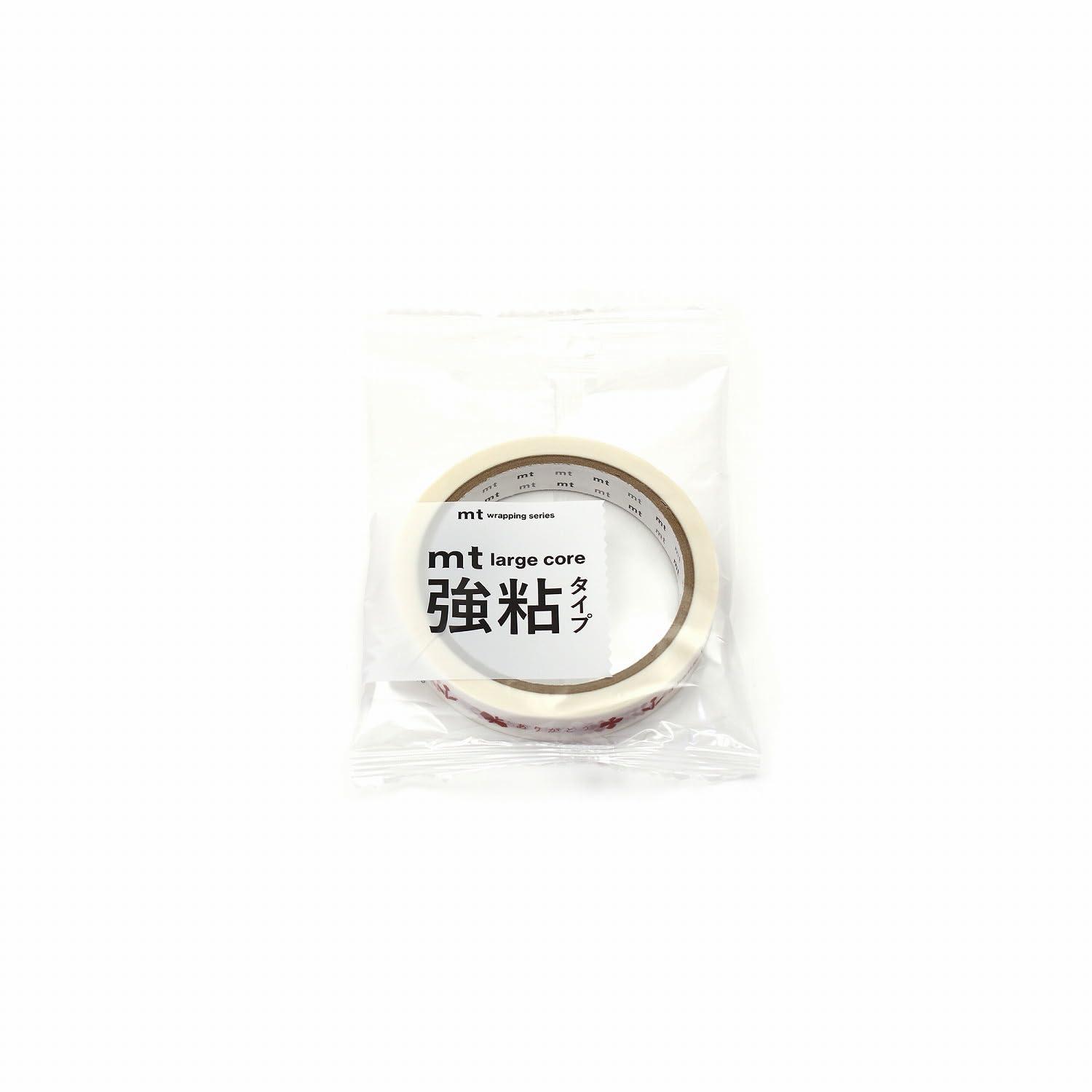 Kamo-i Paper Masking Tape mt large core (Large Core) Thank You Strong Adhesion (MT01L070) 15mm×25m