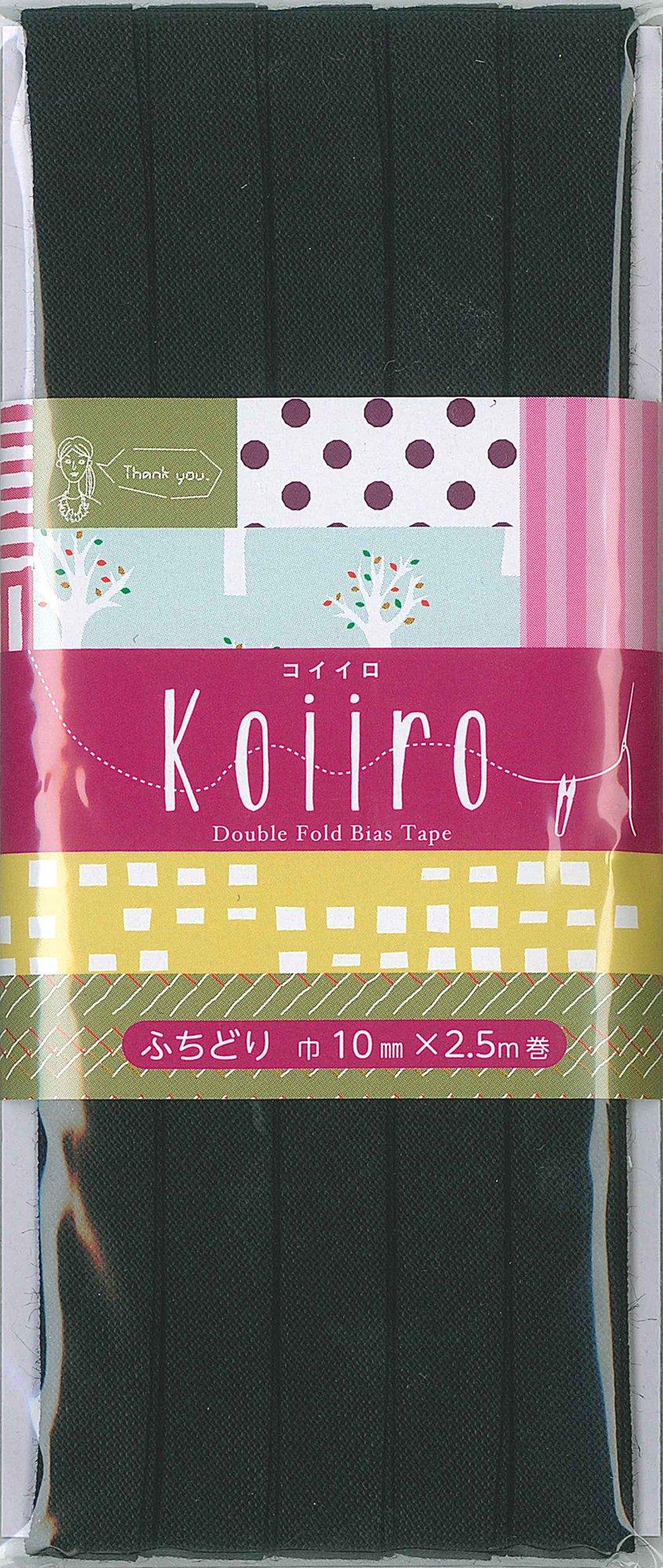CAPTAIN88 Captain Koiiro Bias Tape Edging 10mm Width × 2.5m Roll #12 Black CP188