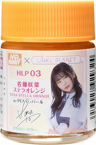 GSI Creos Water-Based Hobby Paint LINKL PLANET Color Saki Sato Stella Orange 18ml Model Paint HLP03