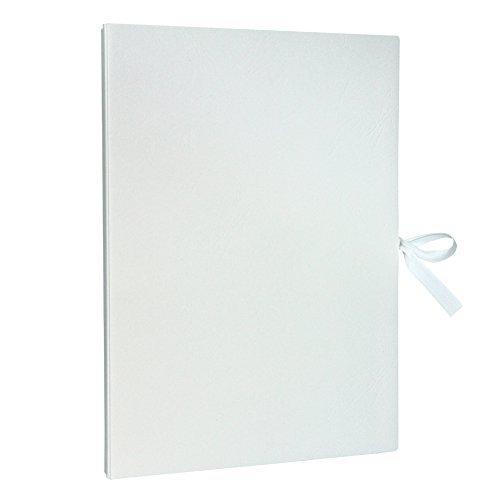 SekiSei File Expandable File with Resin Grommets, External Cord, 2-Hole, A4 Vertical, White AE-50HJ-70