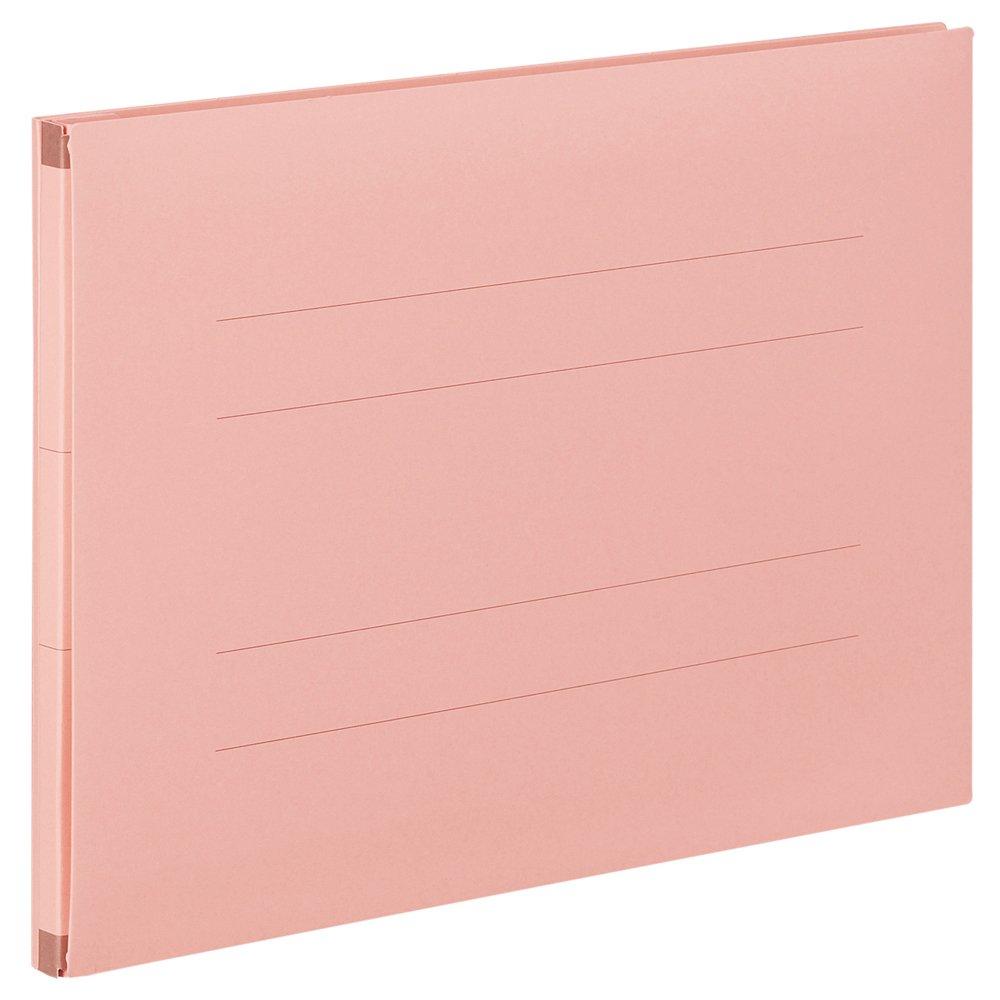 Sekisei File Expandable File 2-Hole A4 Landscape Pink AE-51F-21