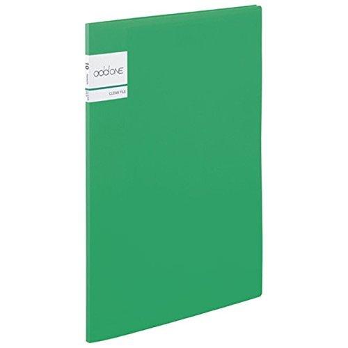 Sekisei Adone Clear File A4-S 10 Pockets Green AD-2011-30
