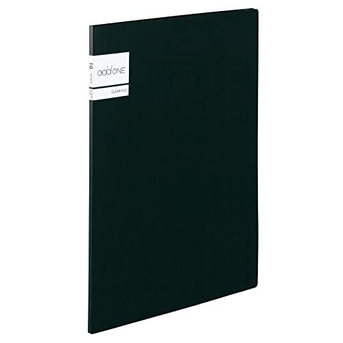 Sekisei AdOne Clear File A4-S 10-Pocket Black AD-2011-60