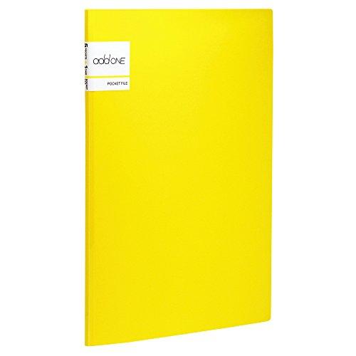 Sekisei AdOne Pocket File A4 5-Pocket Yellow AD-2645-50
