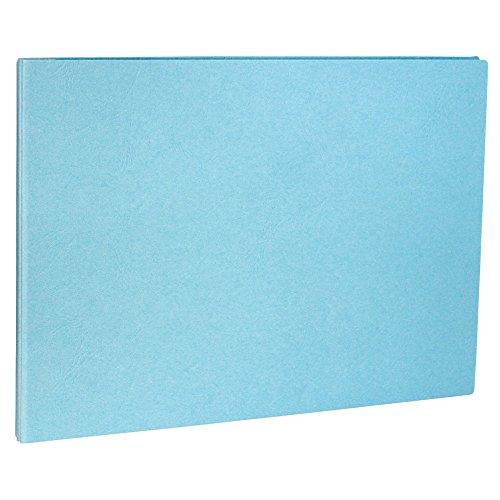 Sekisei File Expandable File 2-Hole A4 Landscape Blue AE-51-10