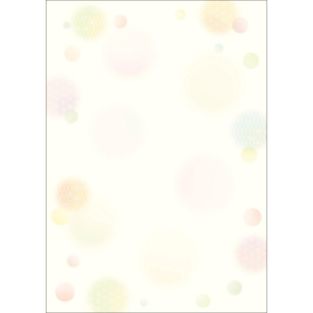 Sasagawa Taka Brand Japanese Pattern Paper Wagokoro 4-1027 Polka Dot A4 10 Sheets