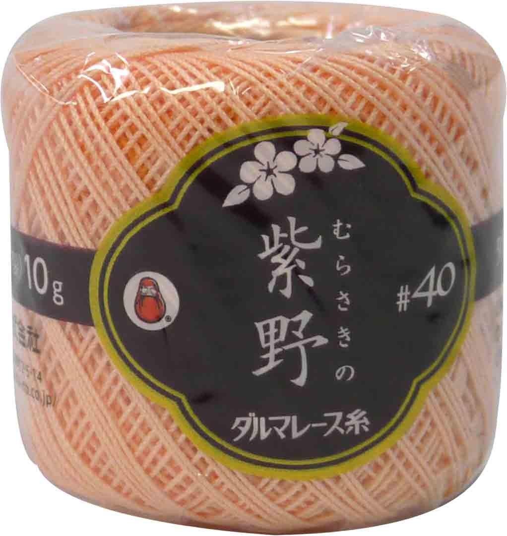 Yokota Daruma Lace Thread #40 Murasakino 10G Spool 2340 Col.7