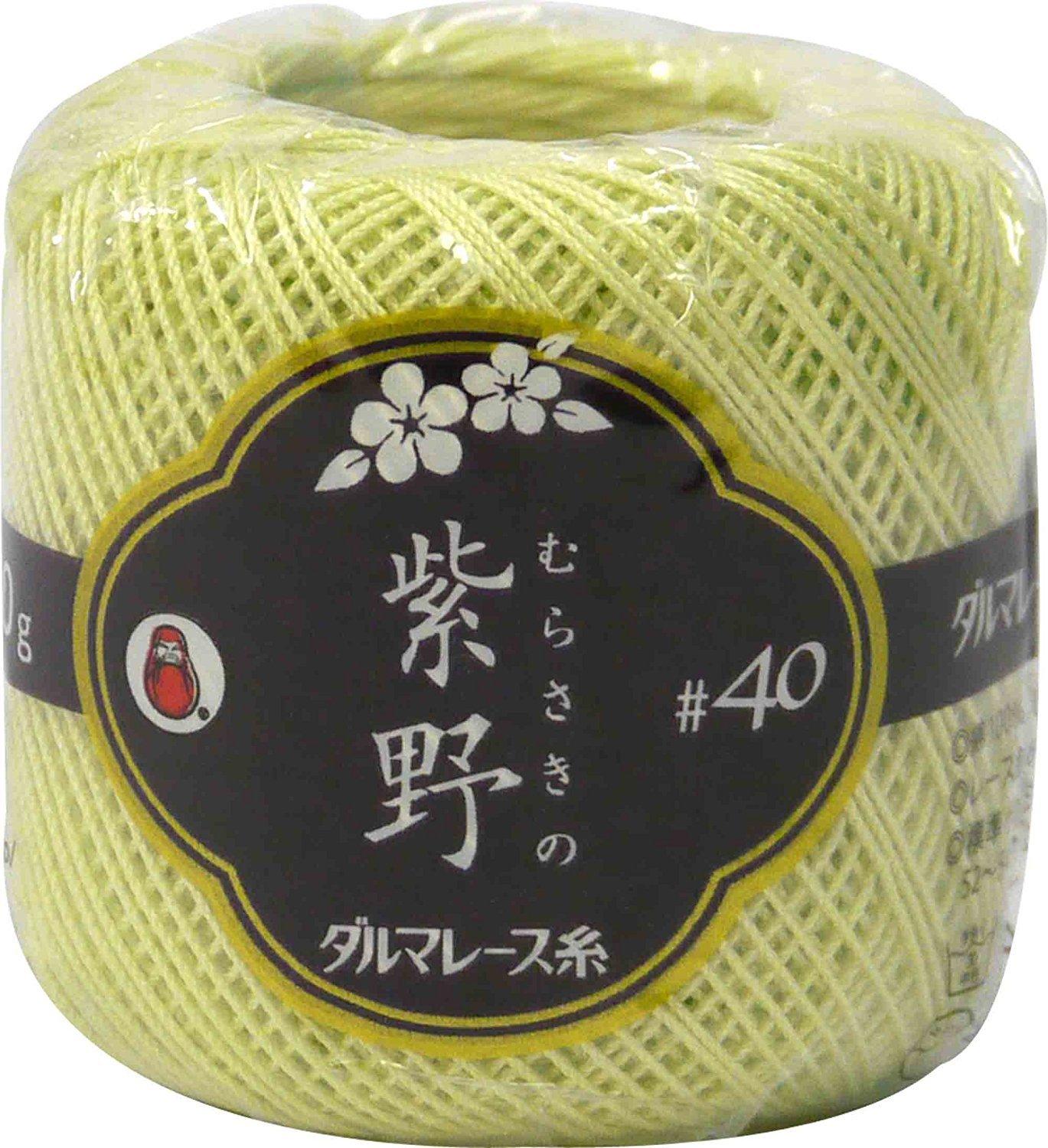 Yokota Daruma Lace Thread #40 Murasakino 10G Roll 2340 Col.9