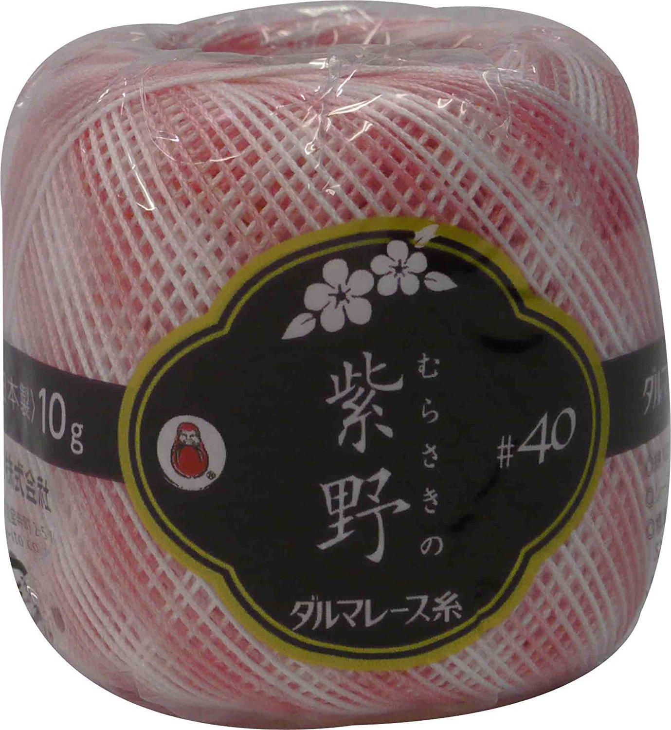 Yokota Daruma Lace Thread #40 Shijino 10G Roll Kasuri 2350 Col.52