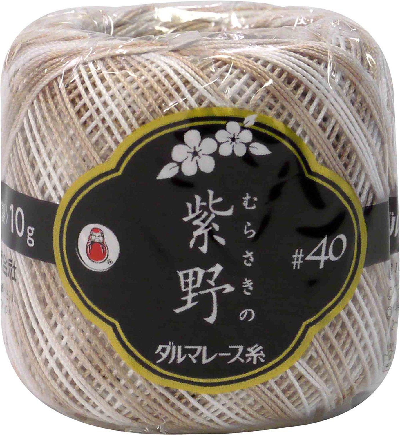 Yokota Daruma Lace Thread #40 Shijino 10G Roll Kasuri 2350 Col.60