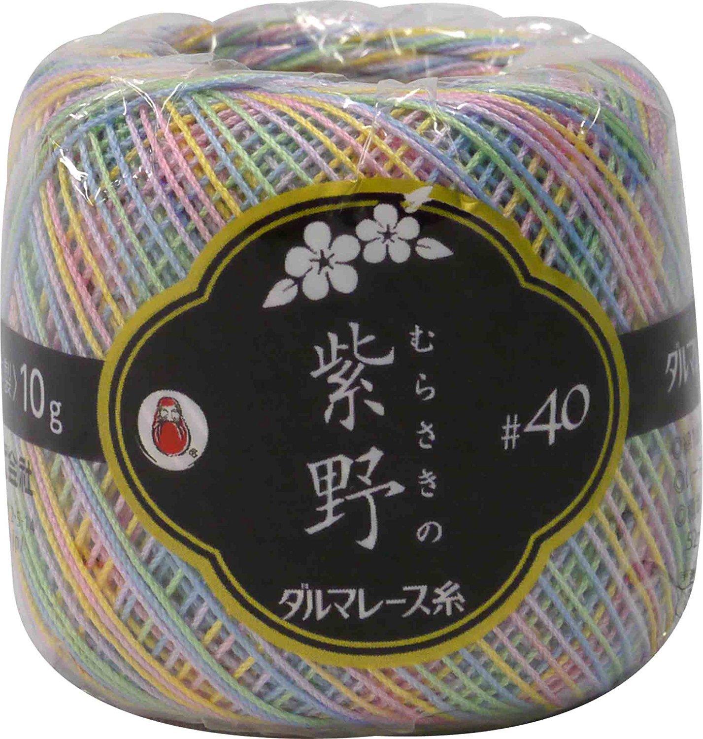 Yokota Daruma Lace Thread #40 Shijino 10G Roll Kasuri 2350 Col.62
