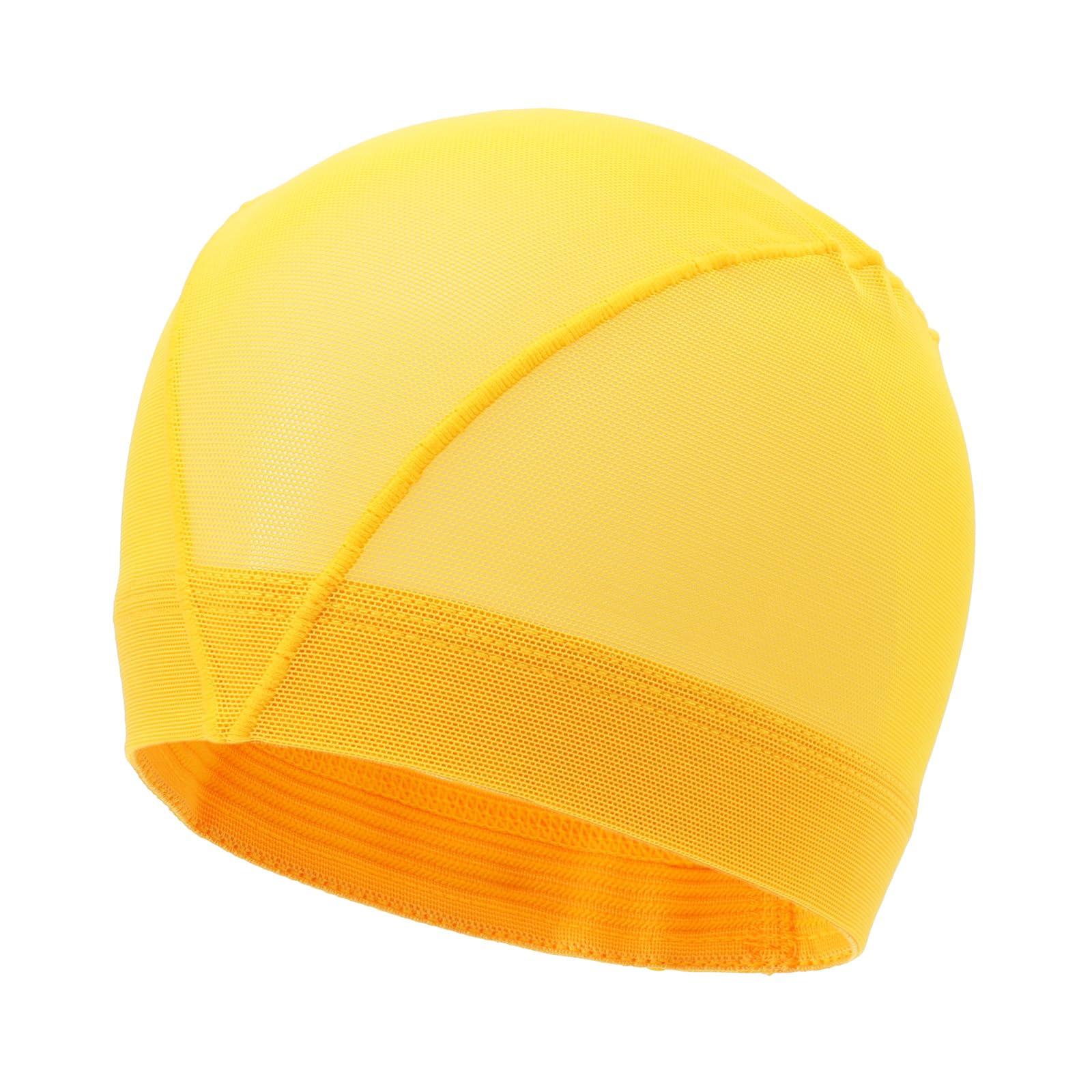 View Mesh Swimming Cap V-8205 Yellow L