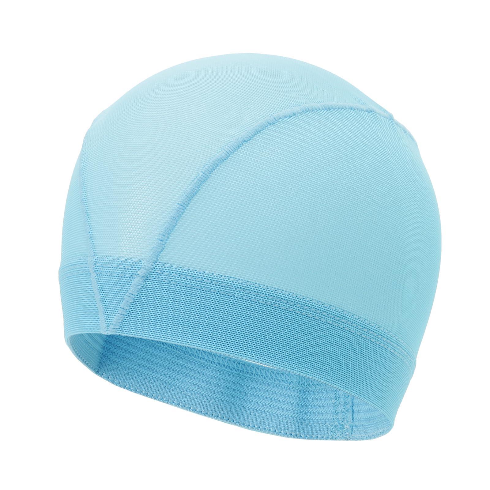 VIEW Mesh Swimming Cap School Swimming Cap Swim Cap Light Blue LL V8205 LBL LL