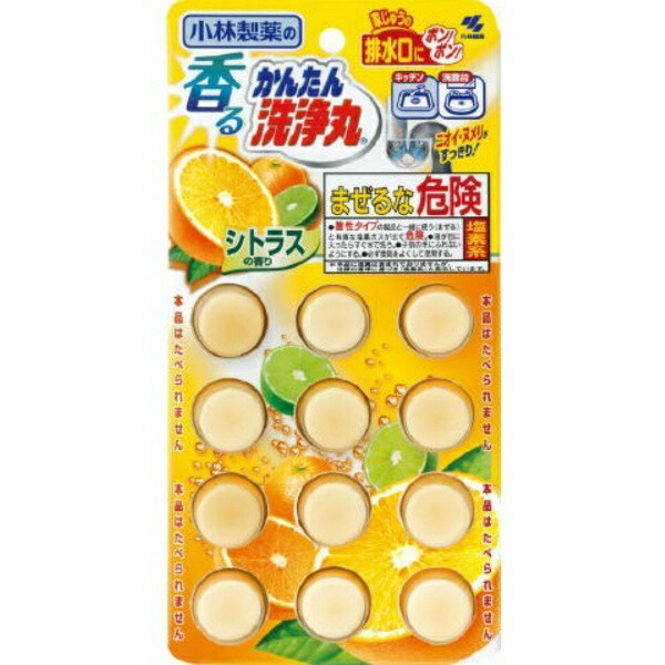 Fragrant Easy-Clean Tablets Citrus Scent 12 Count