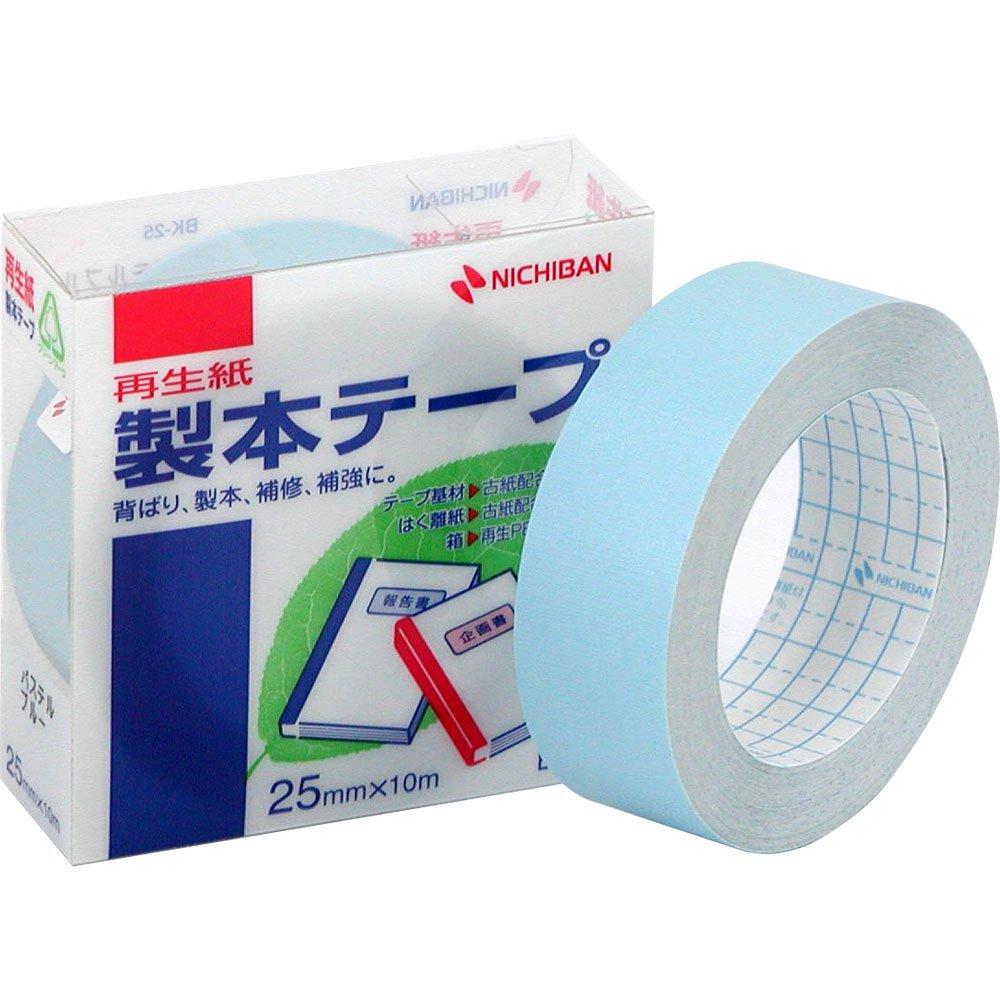 Nichiban Bookbinding Tape 25mm x 10m Roll BK-2532 Pastel Blue