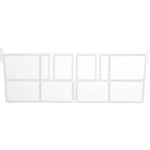 TRUSCO Partition Plate for Short Side F-1, Transparent F8STM