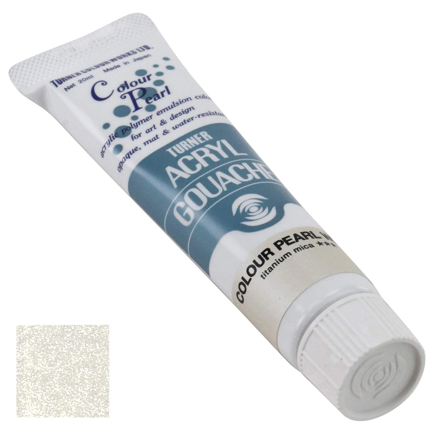 Turner Color Acrylic Gouache Color Pearl White AG020401 20ml (No. 6)