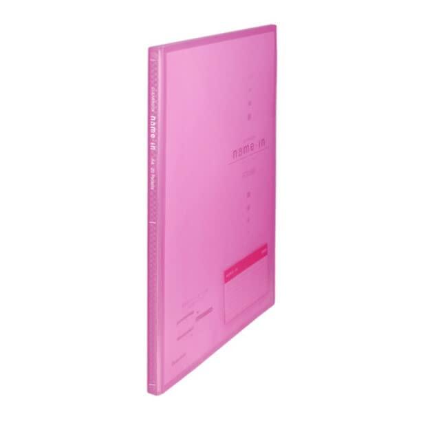 Buton Clear Book Name-in A4 30-Pocket Pink CBN-A4-30CP