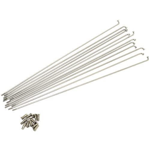 GRK#12 Stainless Steel Spokes (12 pieces) with Brass Nipples (#12×292mm)