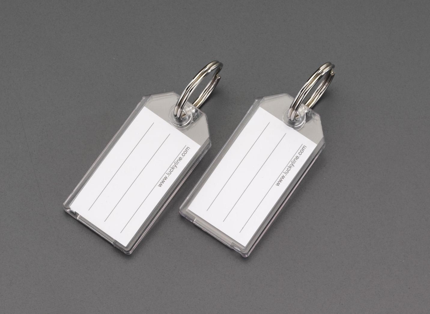 ESCO 30x57mm Name Tag (Clear/2 pcs) EA956VL-40