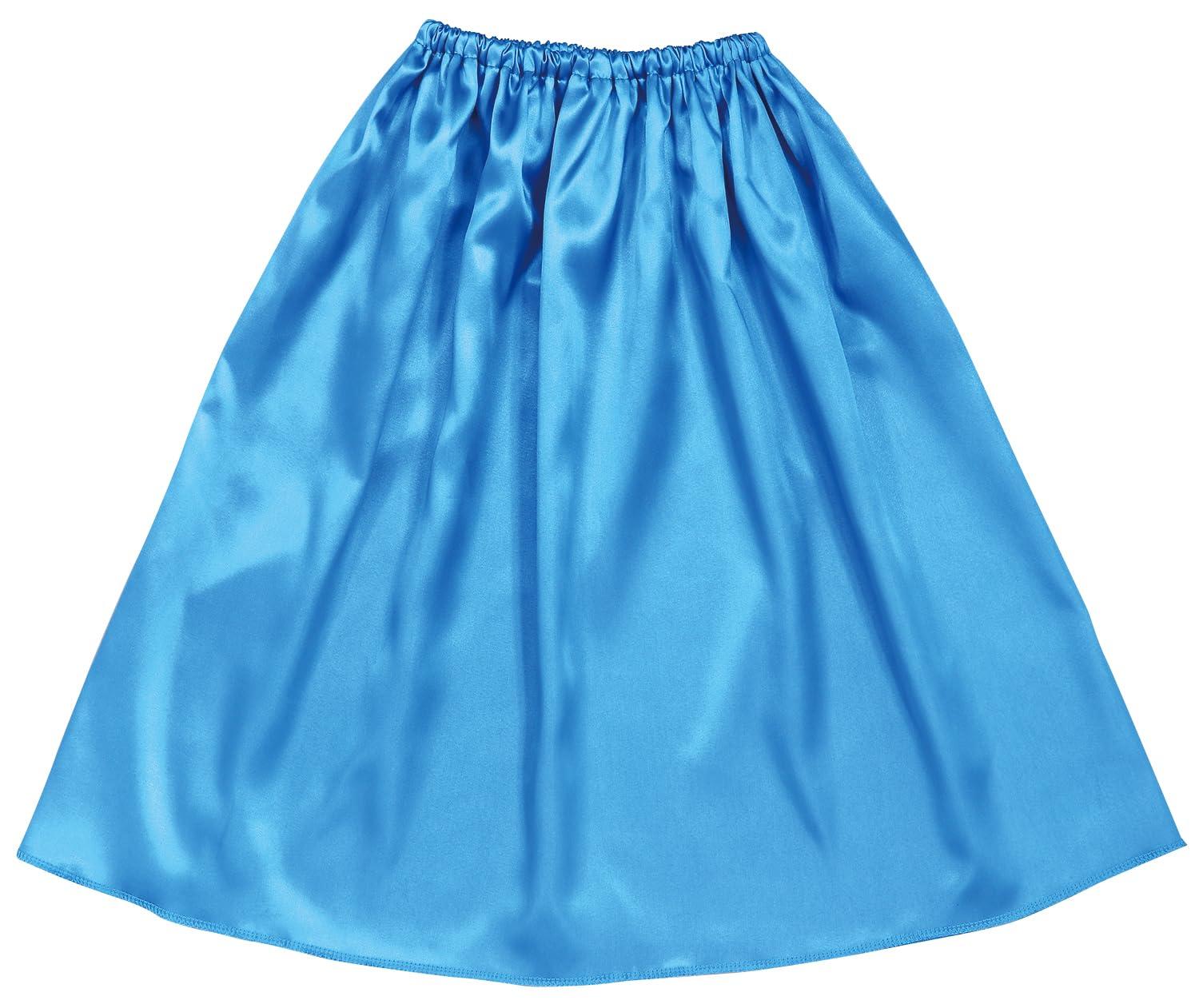 [Artec] Soft Satin Mantle Skirt Straight Blue 14663 Sports Day Performance Play Costume Affordable Handmade Costume Satin Base Easy DIY Cosplay Skirt