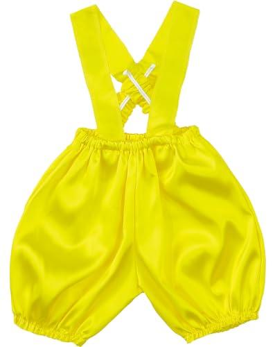 [Artec] Soft Satin Overalls Pumpkin Pants C Yellow 15013 Costume Cosplay Recital Play Performance Handmade Costume Easy Kids