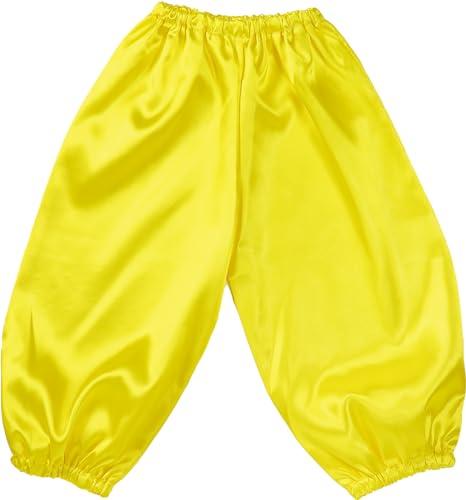 [Artec] Soft Satin Harem Pants Size C Yellow 15062 Costume Cosplay Performance Playtime Handmade Costume Easy Kids