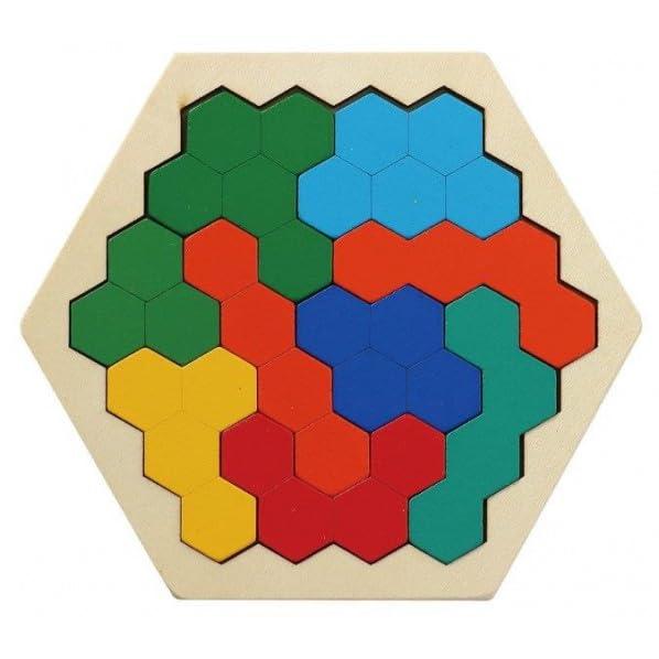 Wooden Hexagon Puzzle