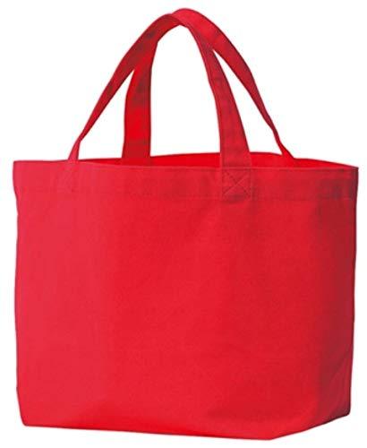 [Printstar] Back Canvas Tote Bag 00778-TCC Red Japan SM (Equivalent to Japanese size S-M)