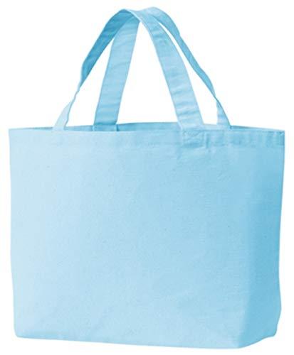 [Printstar] Back Canvas Tote Bag 00778-TCC Light Blue Japan SM (Equivalent to Japanese size S-M)