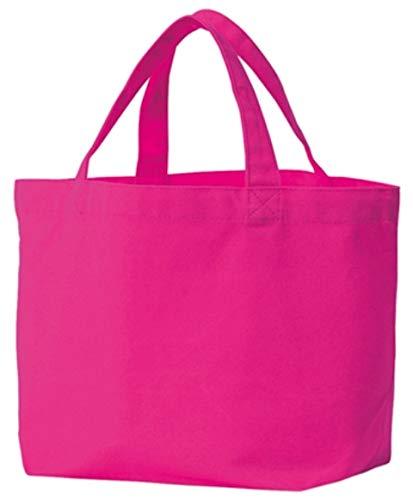 [Printstar] Back Canvas Tote Bag 00778-TCC Hot Pink Japan SM (Equivalent to Japanese size S-M)