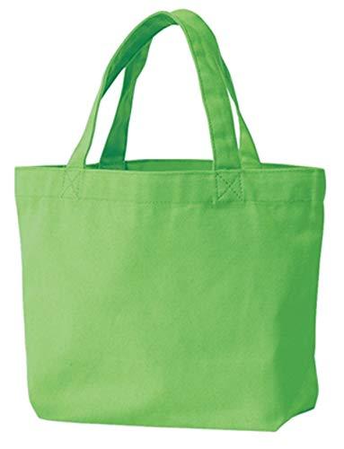 [Printstar] Back Canvas Tote Bag 00778-TCC Lime Japan SM (Equivalent to Japanese size S-M)