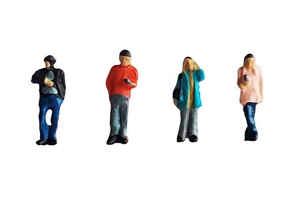 GeoCraft Craft The Human: People Standing Still 2 322429 Diorama Supplies