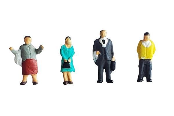 GeoCraft Craft The Human Figure: People Standing Still 3 322436 Diorama Supplies