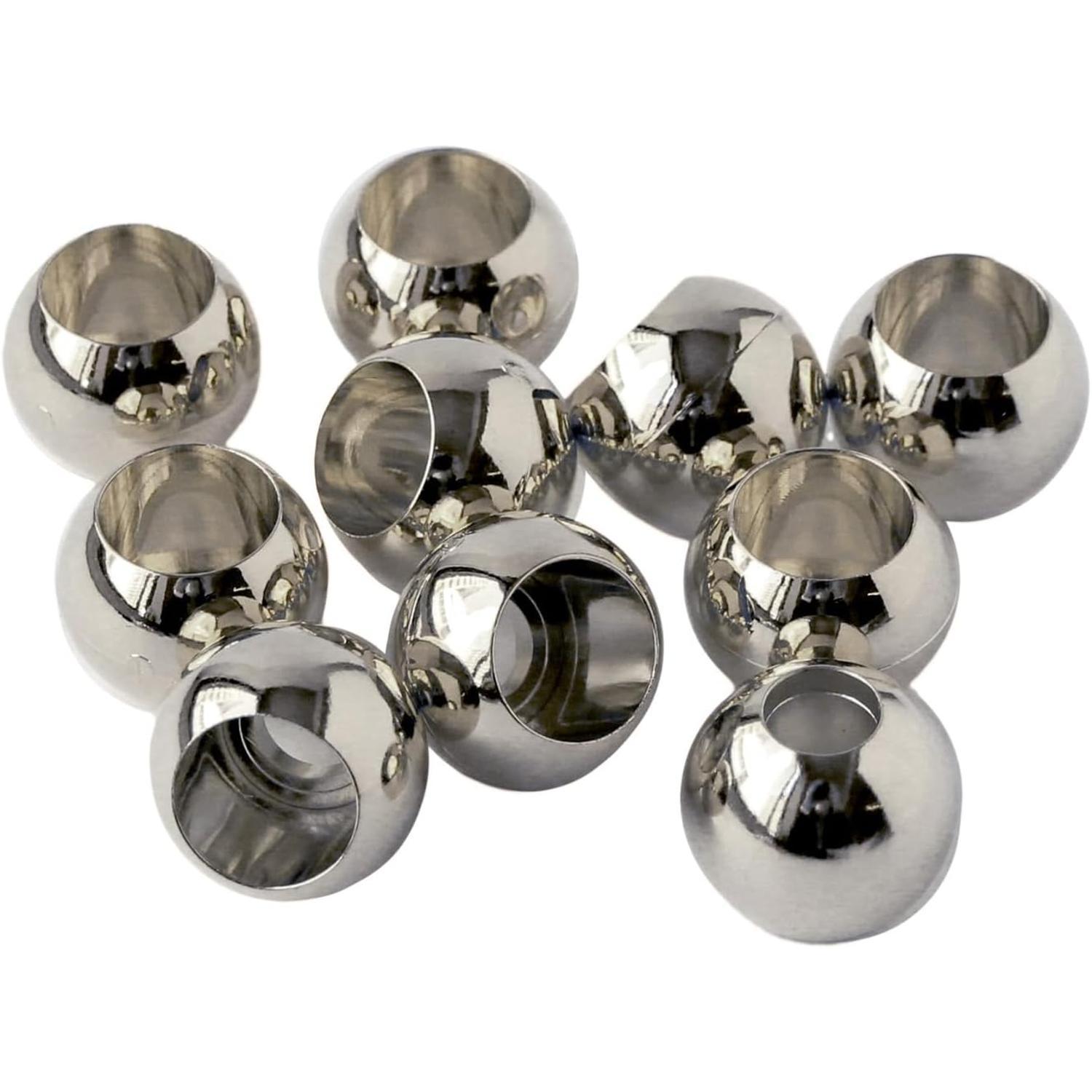 Nippon Chuko Loop Ends Outer Diameter W15mm × H13mm 10 Pieces Silver N815-S