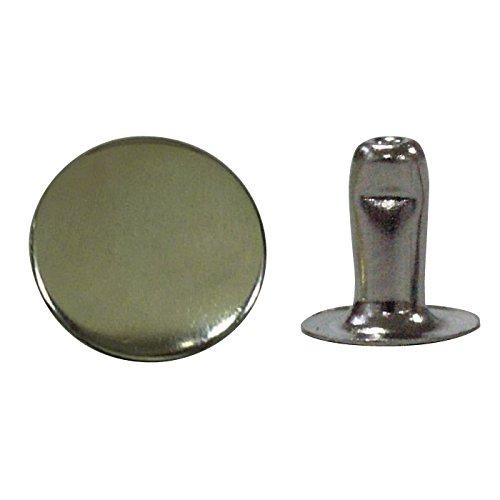 Nippon Chuko Single-Sided Rivets Medium Size Long-Leg Type 7×10mm 50pcs Nickel F3-61 Craft Supplies Craft Materials Rivets