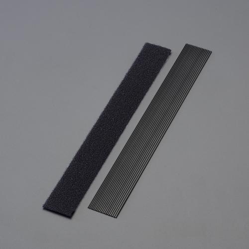 Esco Hook-and-Loop Fastener for Sewing/Black 25x200mm EA944MA-252