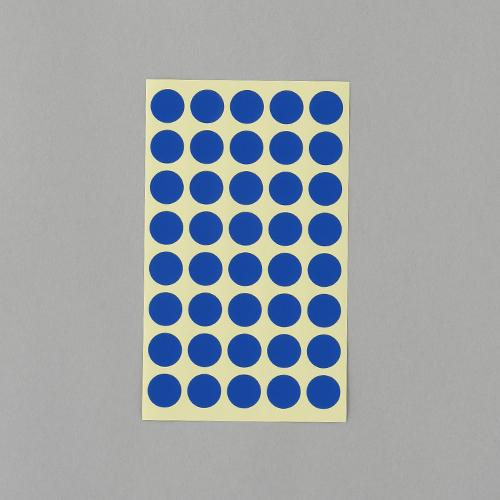 ESCO φ15mm / 560-piece Color Label Sticker (Blue / 14 sheets) EA956VC-92