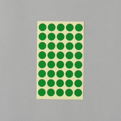 ESCO φ15mm / 560-piece Color Label Sticker (Green / 14 sheets) EA956VC-93