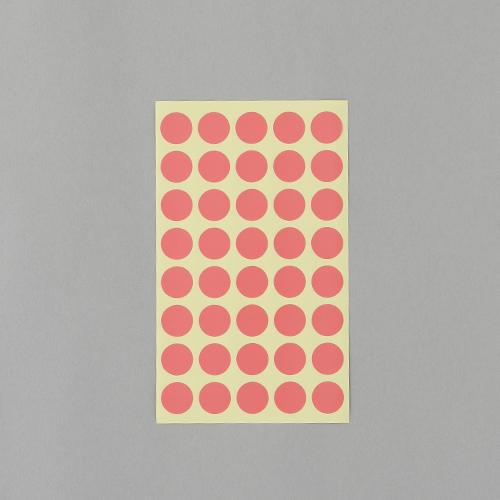 ESCO φ15mm / 560-piece Color Label Sticker (Peach / 14 sheets) EA956VC-98